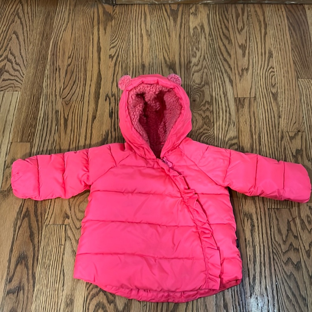 18 month hot pink Baby Gap puffer coat
